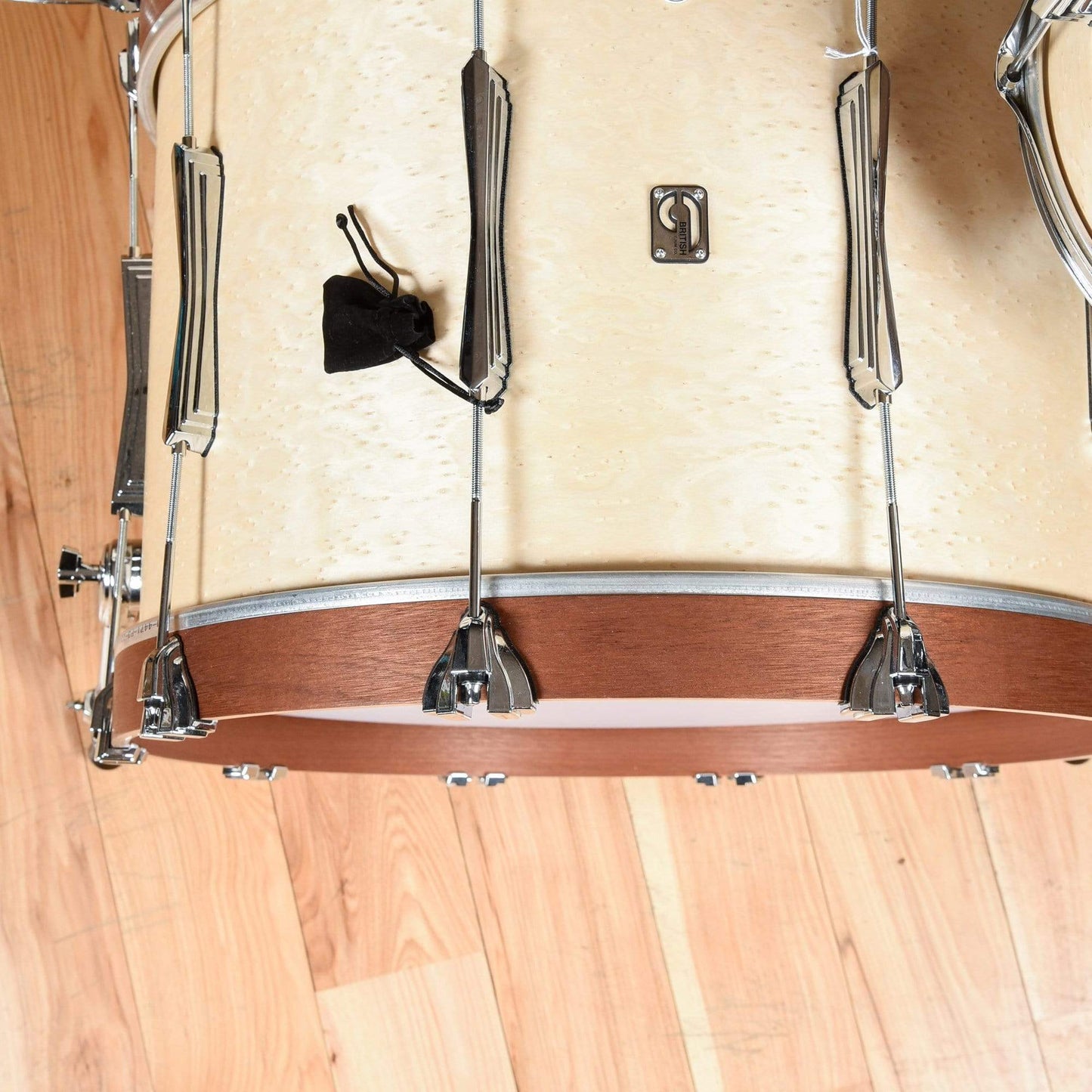 British Drum Co. 12/16/22 3pc. Lounge Series Drum Kit Wiltshire White Drums and Percussion / Acoustic Drums / Full Acoustic Kits