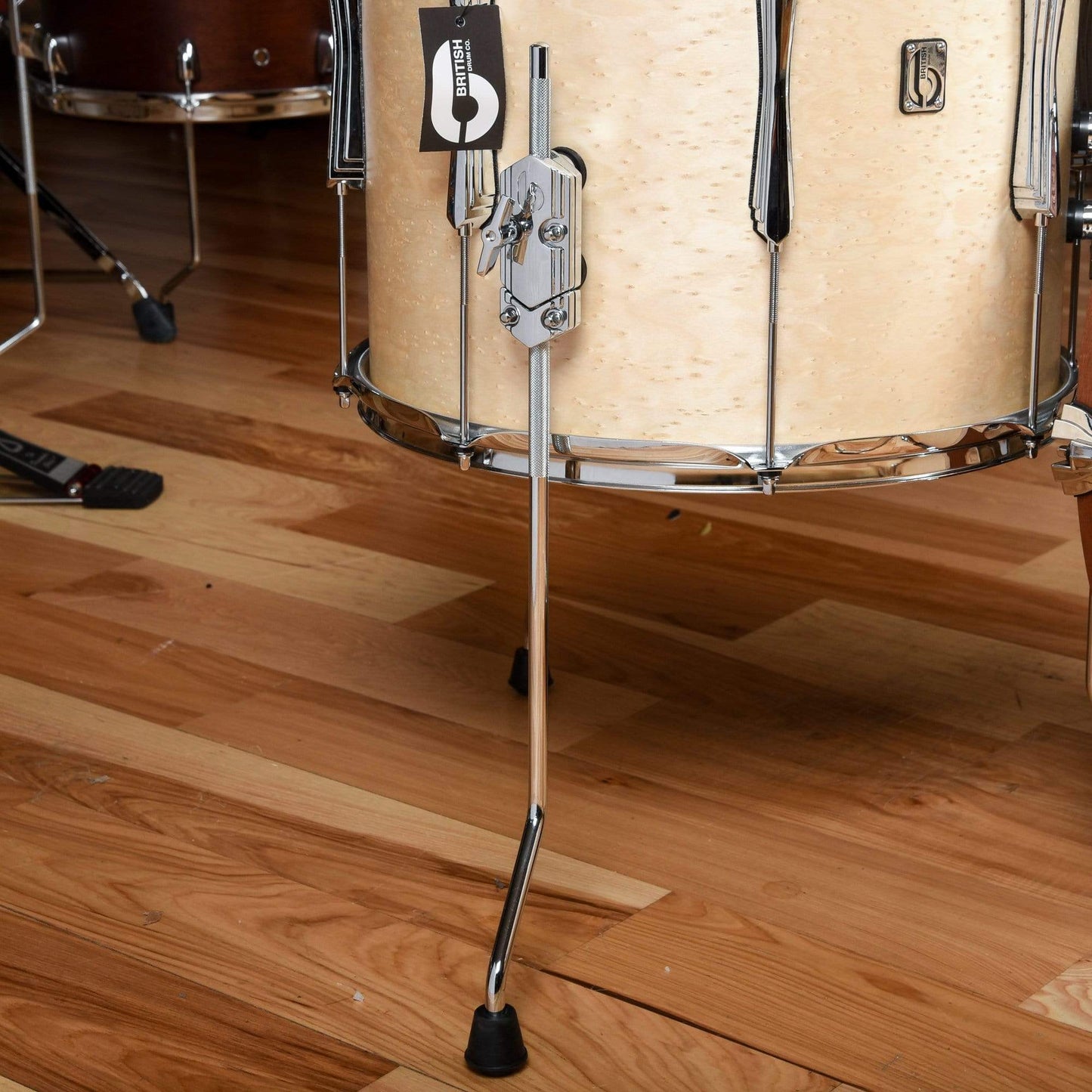 British Drum Co. 12/16/22 3pc. Lounge Series Drum Kit Wiltshire White Drums and Percussion / Acoustic Drums / Full Acoustic Kits