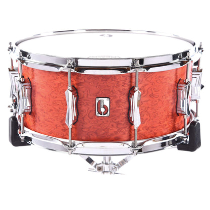 British Drum Co. 6.5x14 Legend Series Snare Drum Buckingham Scarlet Drums and Percussion / Acoustic Drums / Snare