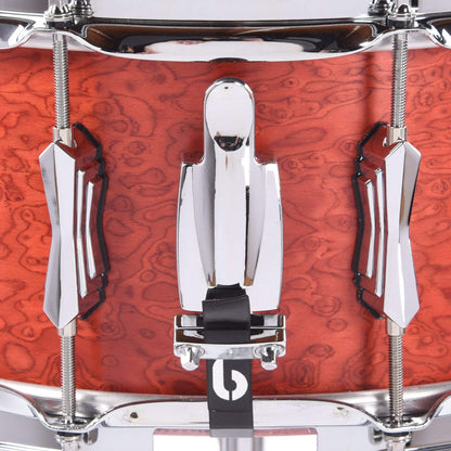 British Drum Co. 6.5x14 Legend Series Snare Drum Buckingham Scarlet Drums and Percussion / Acoustic Drums / Snare