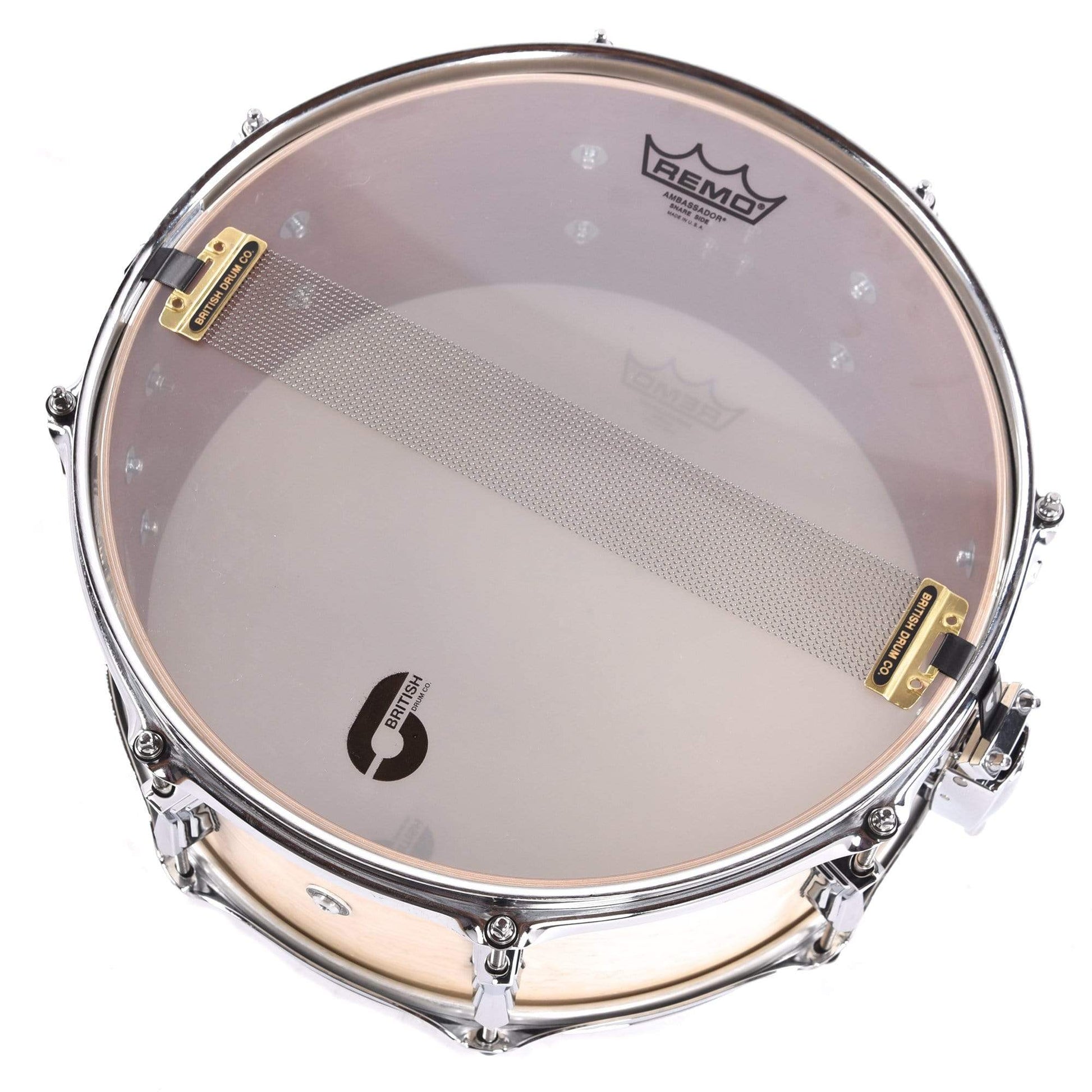 British Drum Co. 6.5x14 Lounge Series Snare Drum Wiltshire White Drums and Percussion / Acoustic Drums / Snare