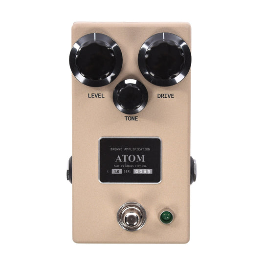 Browne Amplification ATOM Nashville Drive Overdrive Pedal Effects and Pedals / Overdrive and Boost