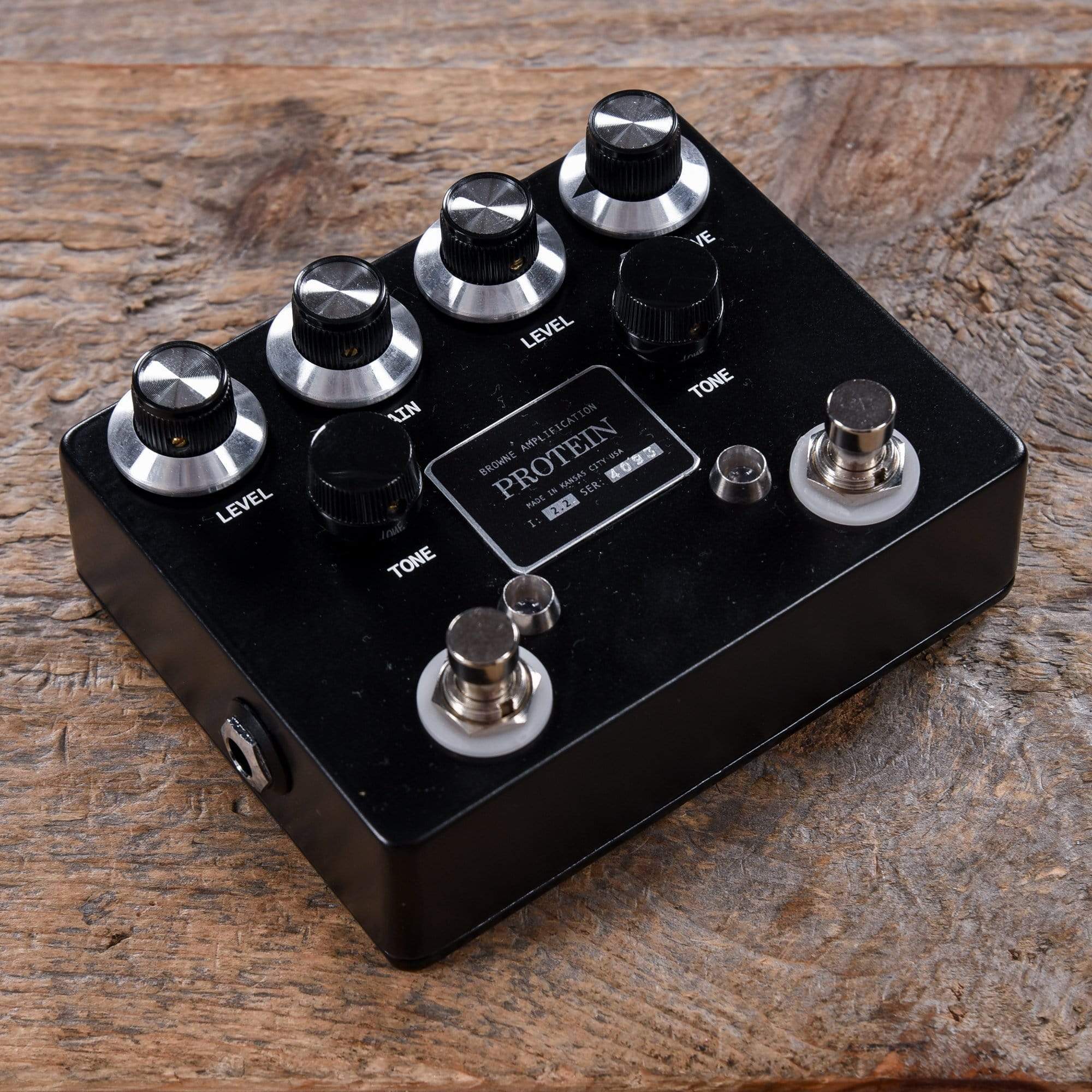 Browne Amplification The Protein Dual Overdrive Pedal Black Effects and Pedals / Overdrive and Boost