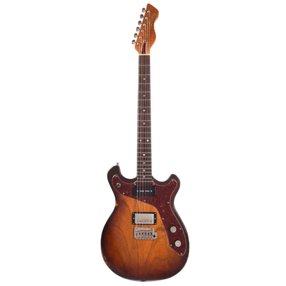 Bunting Jackal Indian Burst w/Amalfitano PAF & Wolftone Mean P90 Electric Guitars / Solid Body