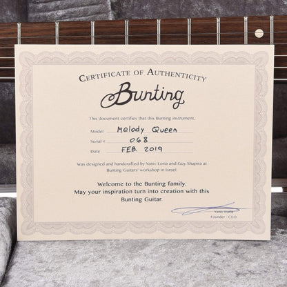 Bunting Melody Queen Bazooka Pink w/Mojo Pickups & Mastery Bridge/Vibrato Electric Guitars / Solid Body