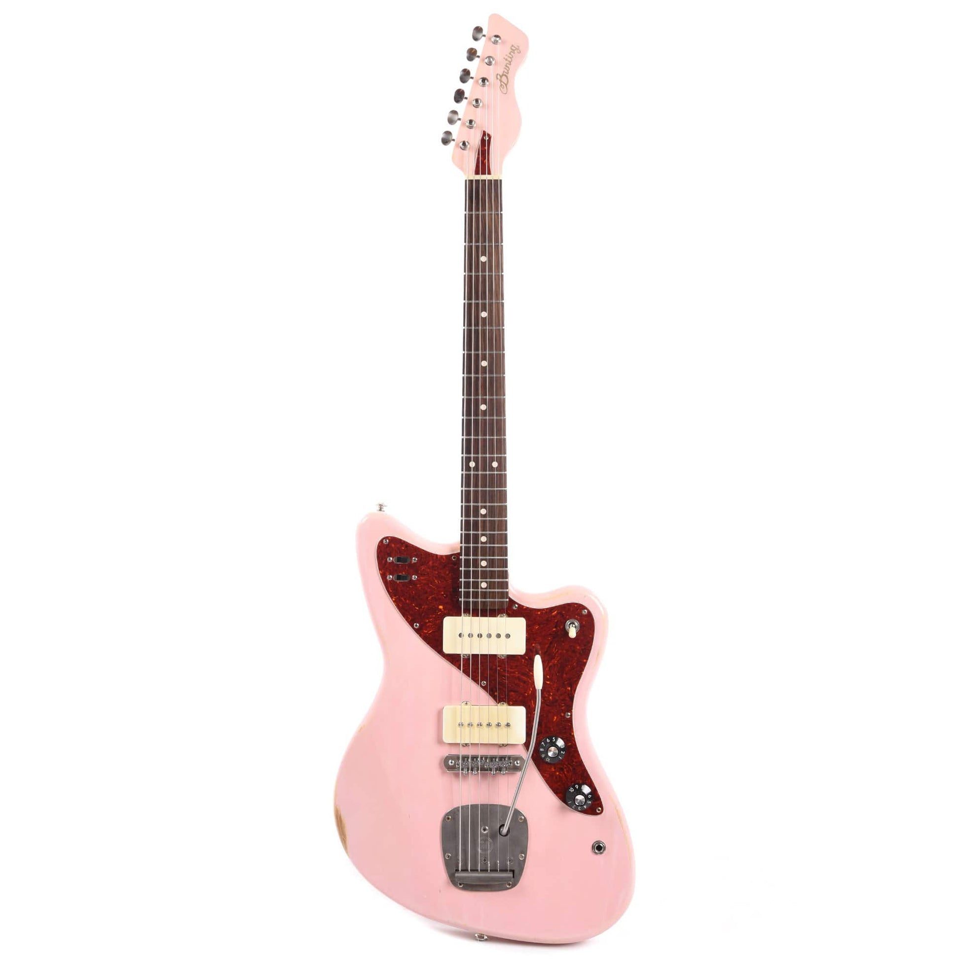 Bunting Melody Queen Bazooka Pink w/Mojo Pickups & Mastery Bridge/Vibrato Electric Guitars / Solid Body