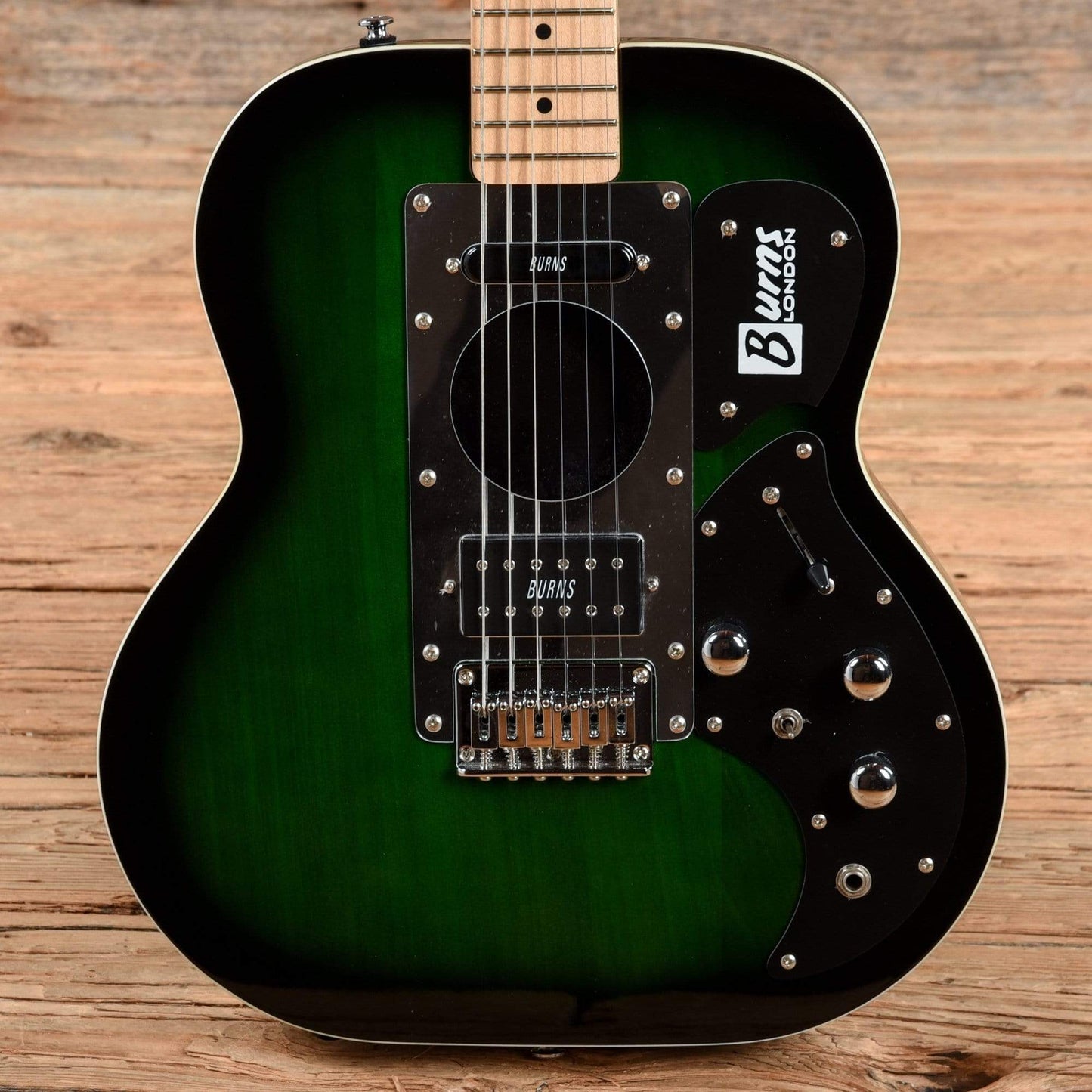Burns Steer Greenburst 2002 Electric Guitars / Solid Body