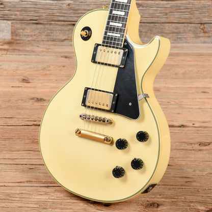 Burny RLC 60 Singlecut Custom White 1980s Electric Guitars / Solid Body