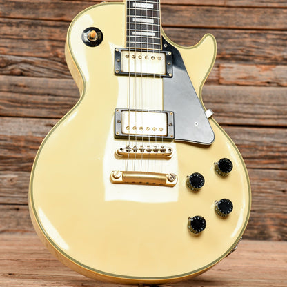 Burny RLC 60 Singlecut Custom White 1980s Electric Guitars / Solid Body