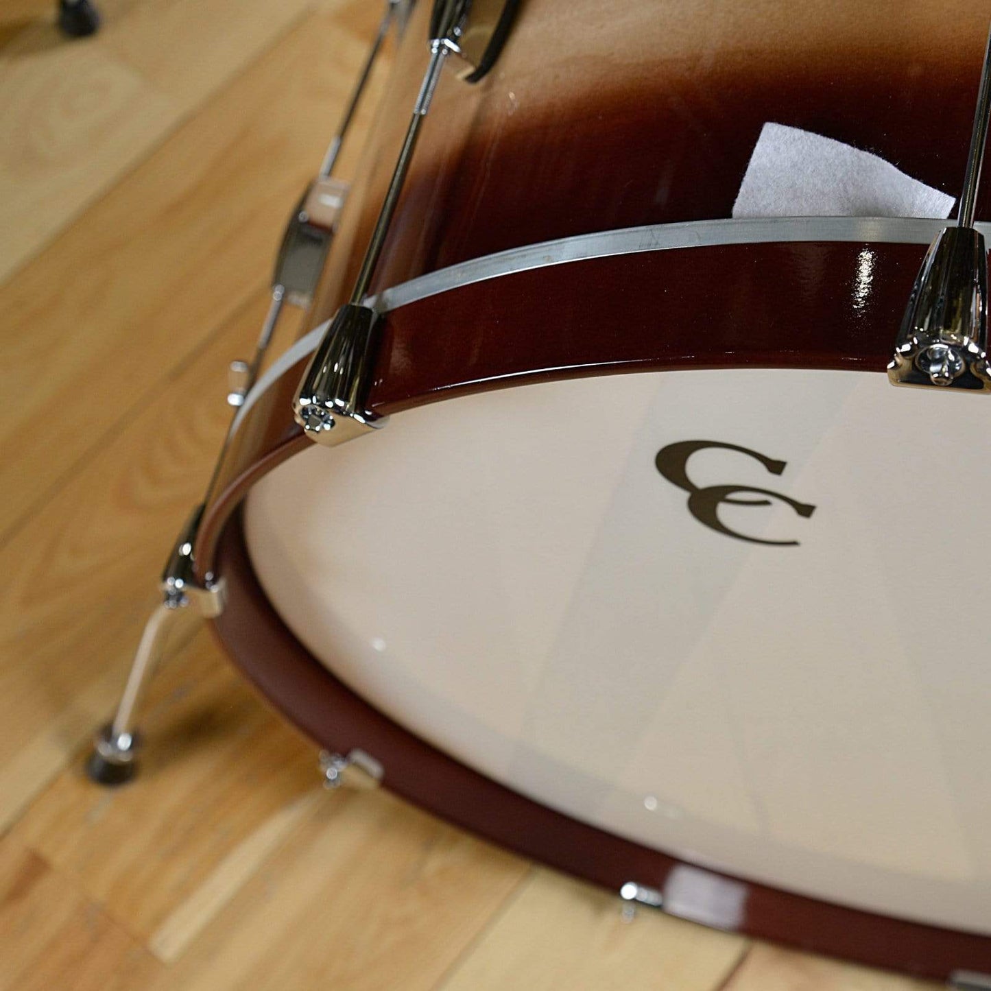 C&C Gladstone13/16/26x12 3pc. Drum Kit Brown Candy to Natural Duco w/Metal Flake Drums and Percussion / Acoustic Drums / Full Acoustic Kits