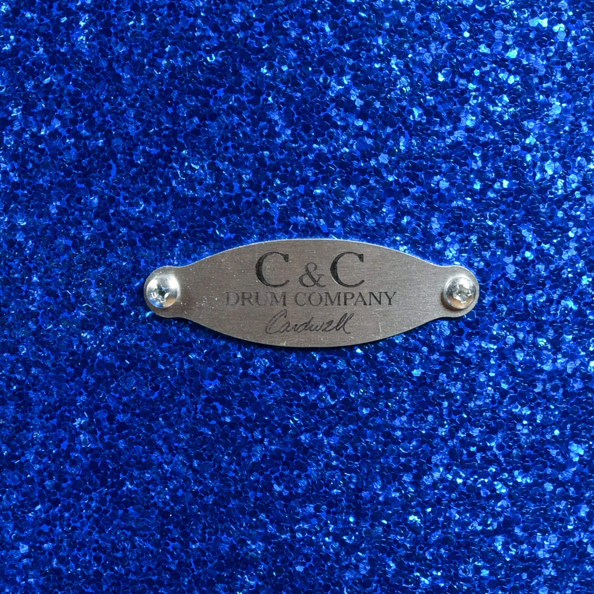 C&C Player Date 1 13/16/22 3pc. Drum Kit Blue Sparkle Drums and Percussion / Acoustic Drums / Full Acoustic Kits