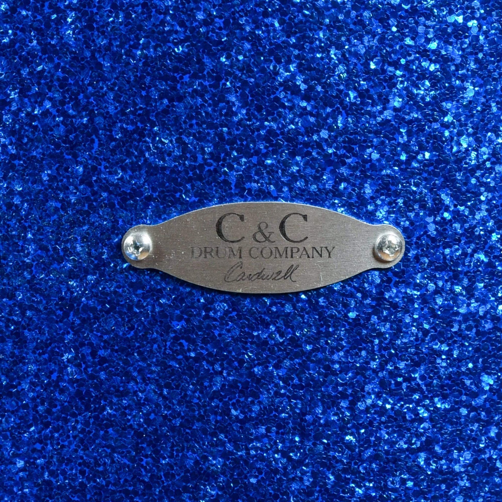 C&C Player Date 1 13/16/22 3pc. Drum Kit Blue Sparkle Drums and Percussion / Acoustic Drums / Full Acoustic Kits