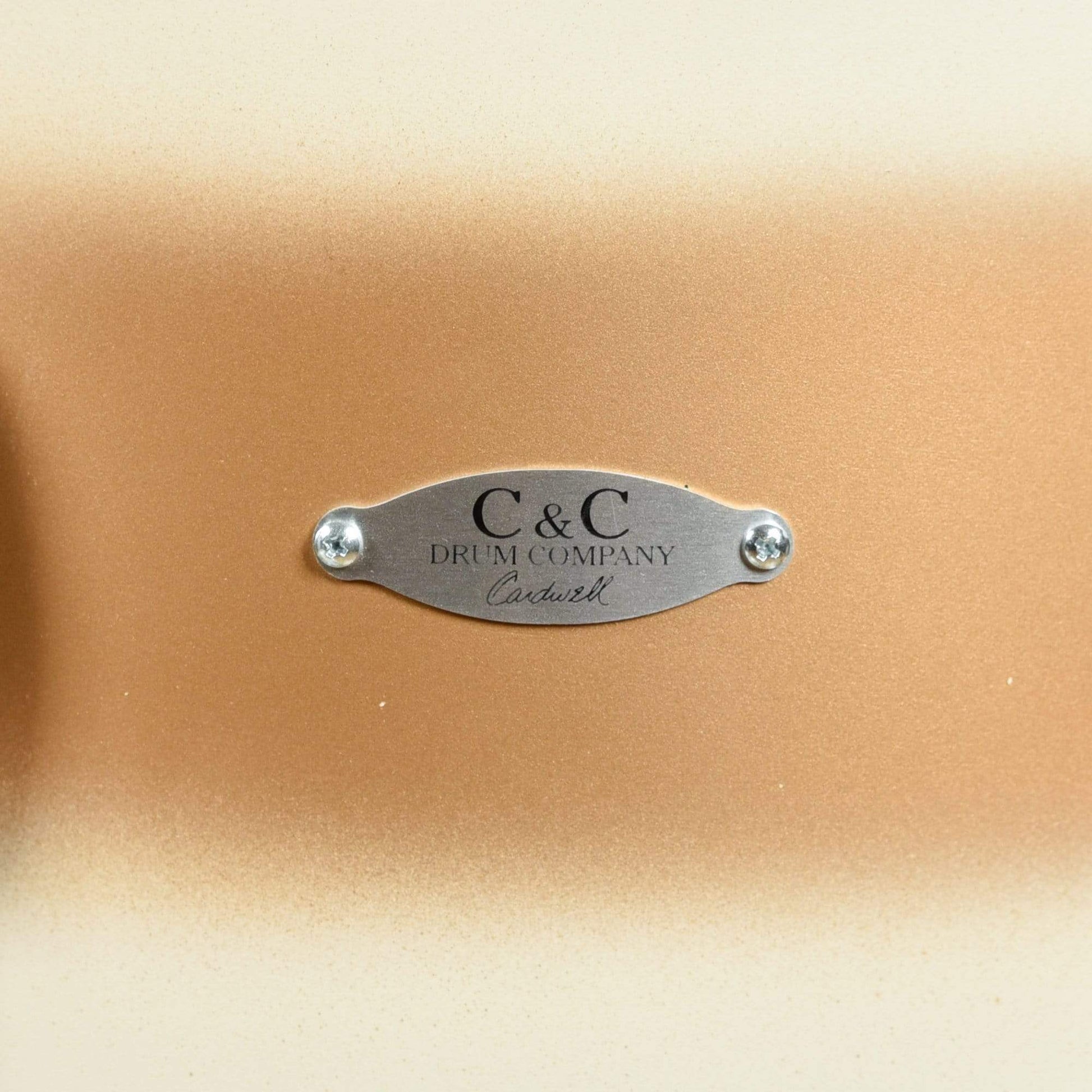 C&C Player Date 1 13/16/22 3pc. Drum Kit Egg Nog/Gold Duco Satin Drums and Percussion / Acoustic Drums / Full Acoustic Kits