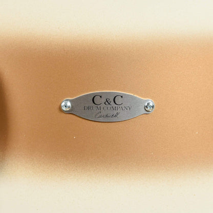 C&C Player Date 1 13/16/22 3pc. Drum Kit Egg Nog/Gold Duco Satin Drums and Percussion / Acoustic Drums / Full Acoustic Kits