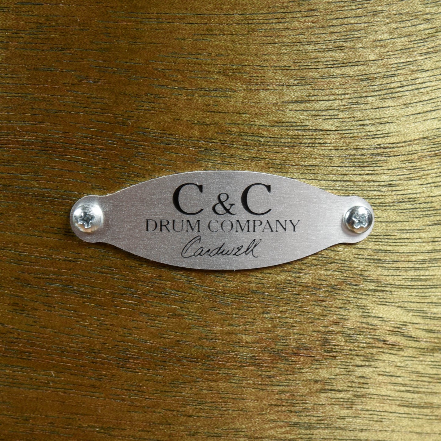 C&C Player Date 1 13/16/22 3pc. Drum Kit Olive Drab Vintage Gloss Drums and Percussion / Acoustic Drums / Full Acoustic Kits