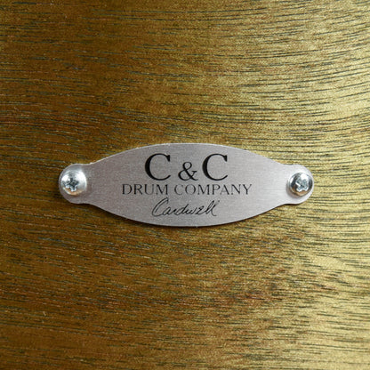 C&C Player Date 1 13/16/22 3pc. Drum Kit Olive Drab Vintage Gloss Drums and Percussion / Acoustic Drums / Full Acoustic Kits