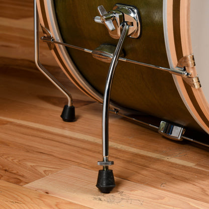 C&C Player Date 1 13/16/22 3pc. Drum Kit Olive Drab Vintage Gloss Drums and Percussion / Acoustic Drums / Full Acoustic Kits