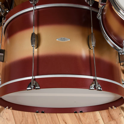 C&C Player Date 1 13/16/24 3pc. Drum Kit Ox Red/Gold Duco Vintage Gloss Drums and Percussion / Acoustic Drums / Full Acoustic Kits