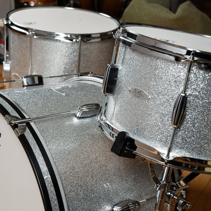 C&C Player Date 1 13/16/24 3pc. Drum Kit Silver Sparkle Drums and Percussion / Acoustic Drums / Full Acoustic Kits