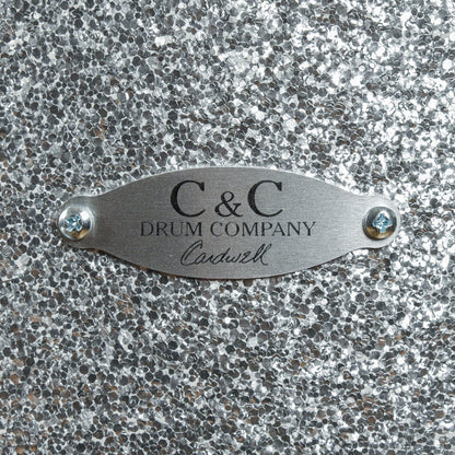 C&C Player Date 1 13/16/24 3pc. Drum Kit Silver Sparkle Drums and Percussion / Acoustic Drums / Full Acoustic Kits