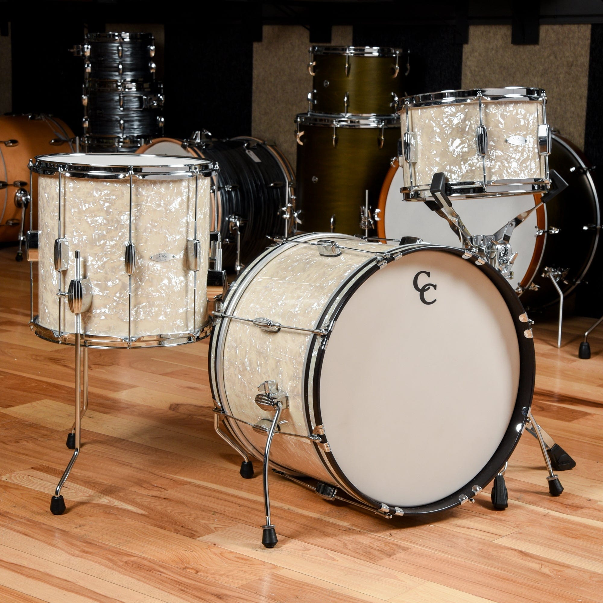 C&C Player Date 2 12/14/20 3pc. Drum Kit Aged Marine Pearl – Chicago ...