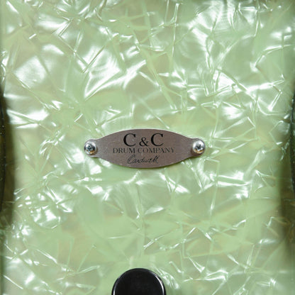 C&C Player Date 2 12/14/20 3pc. Drum Kit Mint Marine Pearl Drums and Percussion / Acoustic Drums / Full Acoustic Kits