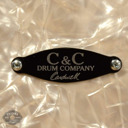 C&C Player Date 2 13/16/22 3pc. Drum Kit Aged Marine Pearl Drums and Percussion / Acoustic Drums / Full Acoustic Kits