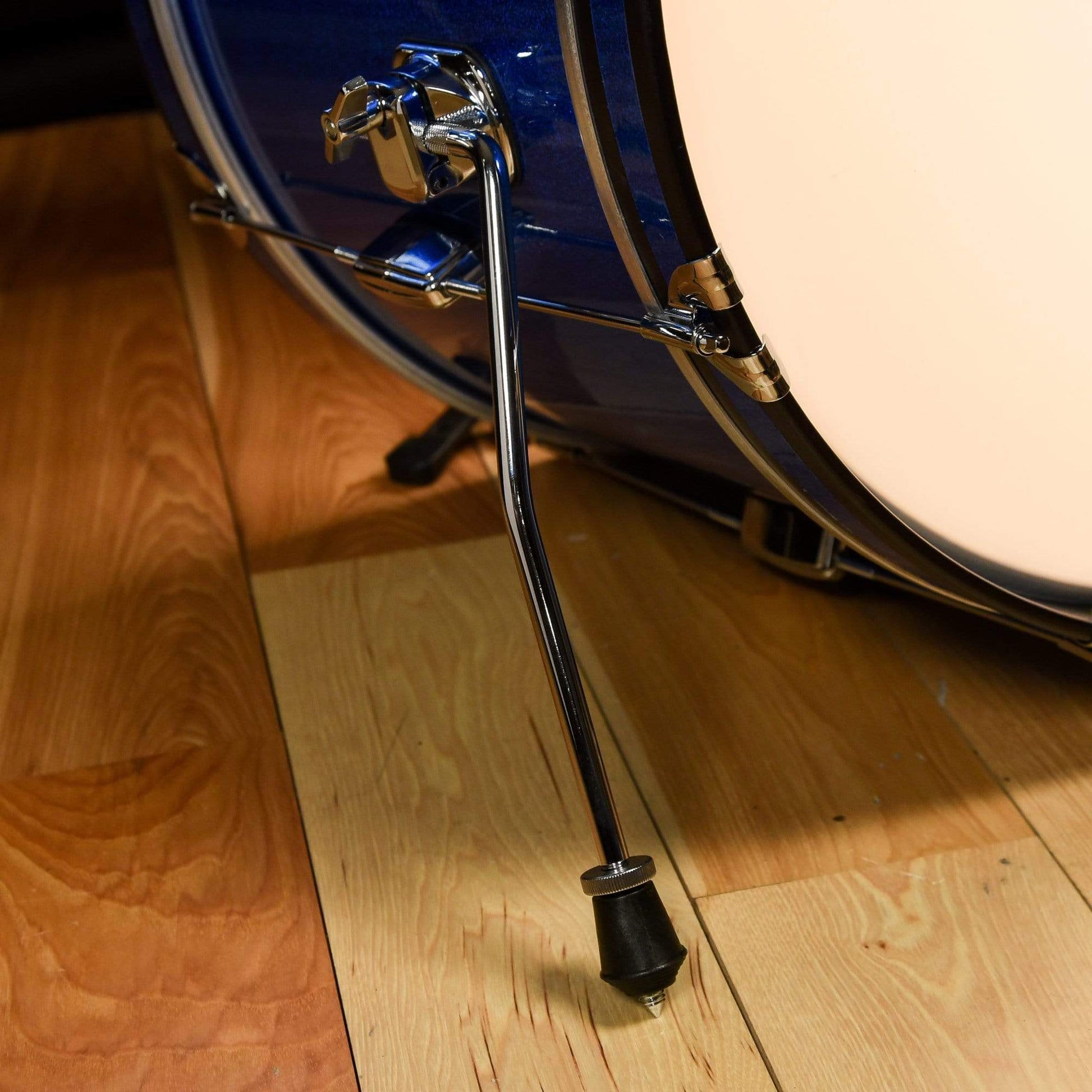 C&C Player Date 2 13/16/22 3pc. Drum Kit Blue Sparkle Drums and Percussion / Acoustic Drums / Full Acoustic Kits