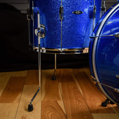 C&C Player Date 2 13/16/22 3pc. Drum Kit Blue Sparkle Drums and Percussion / Acoustic Drums / Full Acoustic Kits