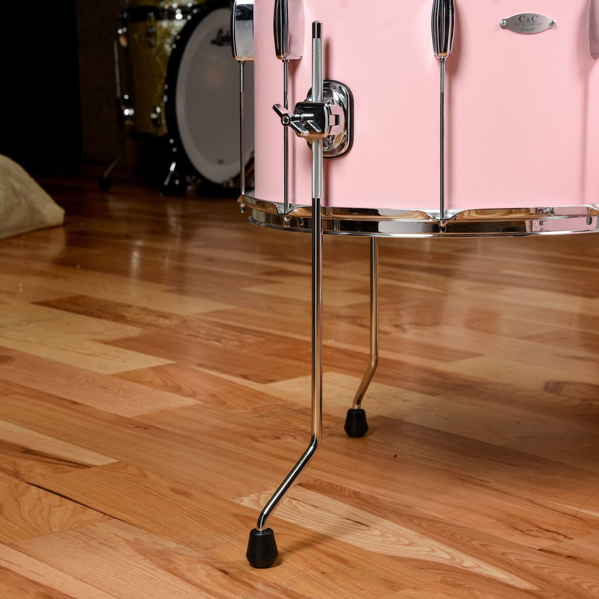 C&C Player Date 2 13/16/22 3pc. Drum Kit Shell Pink Satin Drums and Percussion / Acoustic Drums / Full Acoustic Kits