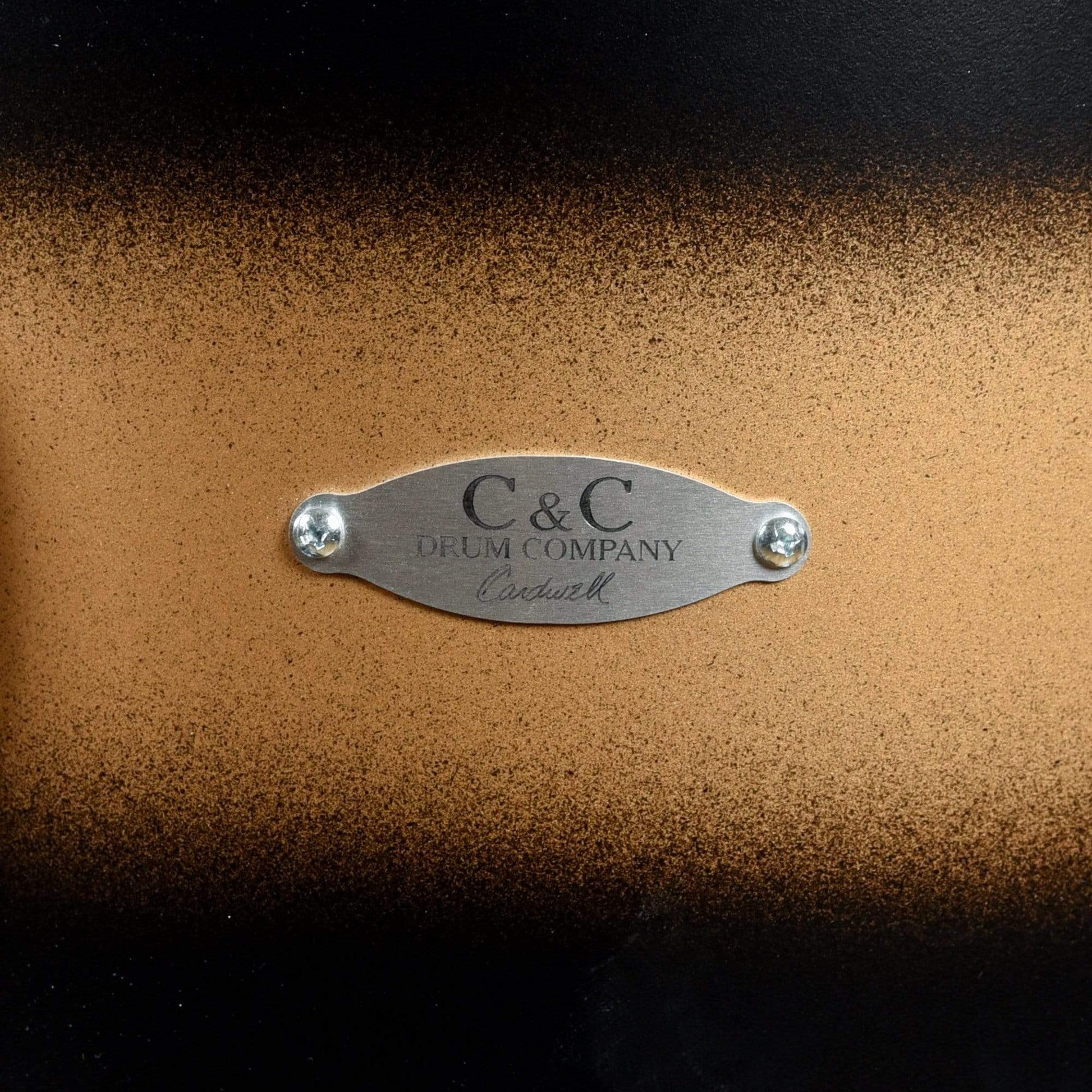 C&C Player Date 2 13/16/24 3pc. Drum Kit Black/Gold Duco Satin Drums and Percussion / Acoustic Drums / Full Acoustic Kits