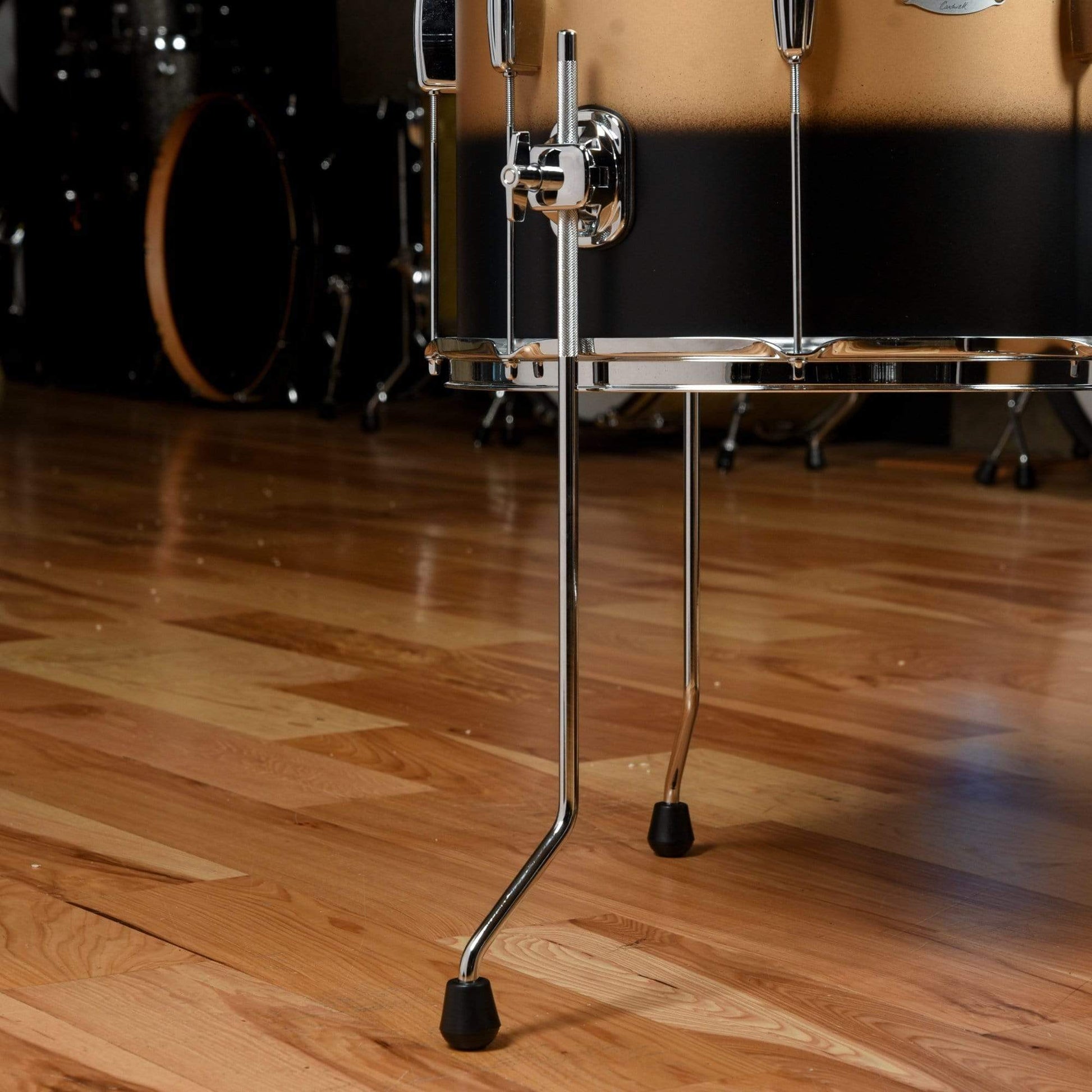 C&C Player Date 2 13/16/24 3pc. Drum Kit Black/Gold Duco Satin Drums and Percussion / Acoustic Drums / Full Acoustic Kits