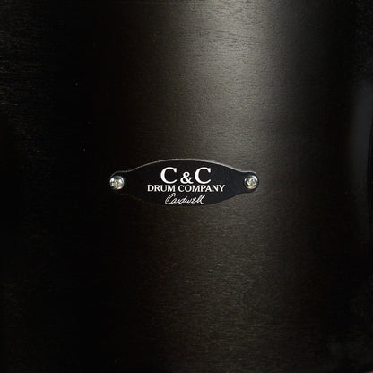 C&C Player Date 2 13/16/24 3pc. Drum Kit Ebony Stain Drums and Percussion / Acoustic Drums / Full Acoustic Kits