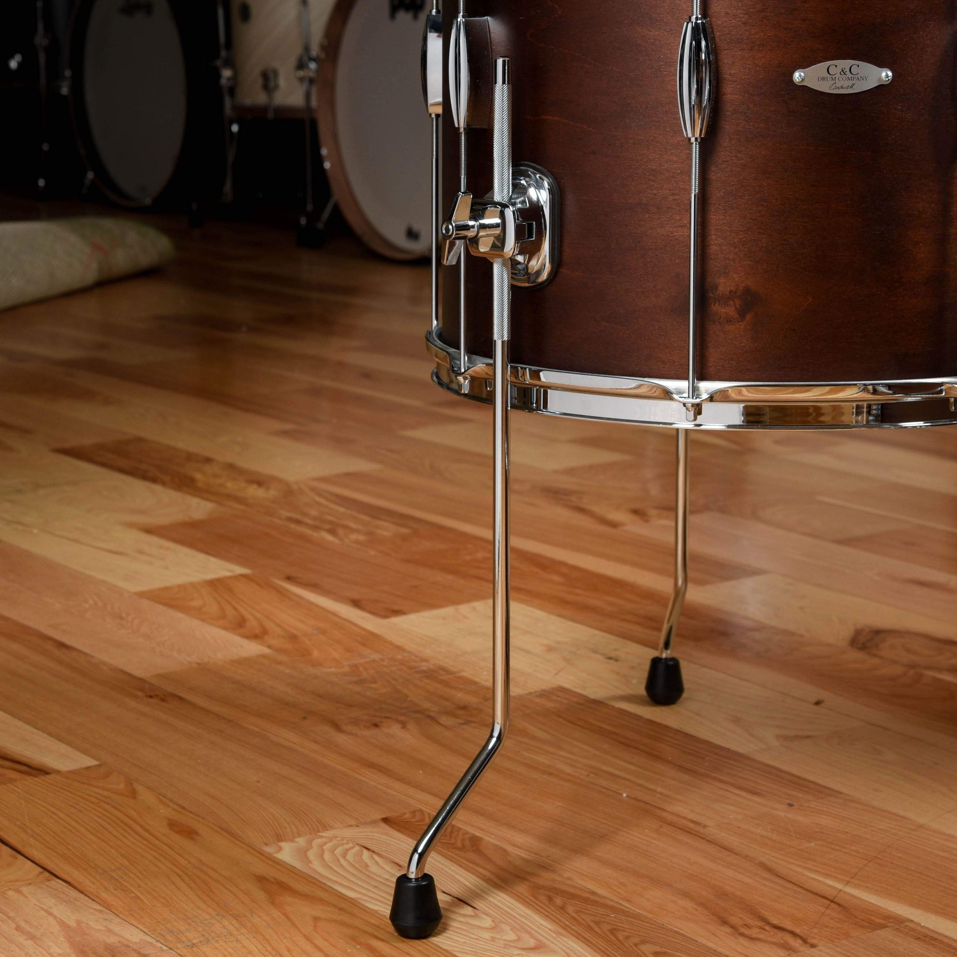 C&C Player Date 2 13/16/24 3pc. Drum Kit Walnut Stain Drums and Percussion / Acoustic Drums / Full Acoustic Kits