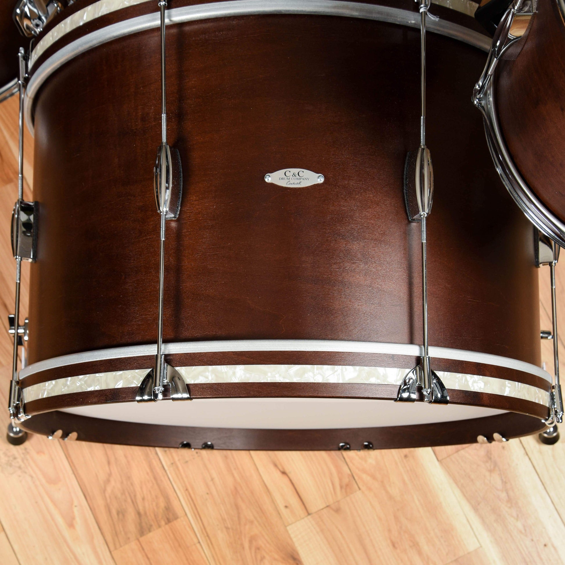 C&C Player Date 2 13/16/24 3pc. Drum Kit Walnut Stain Drums and Percussion / Acoustic Drums / Full Acoustic Kits