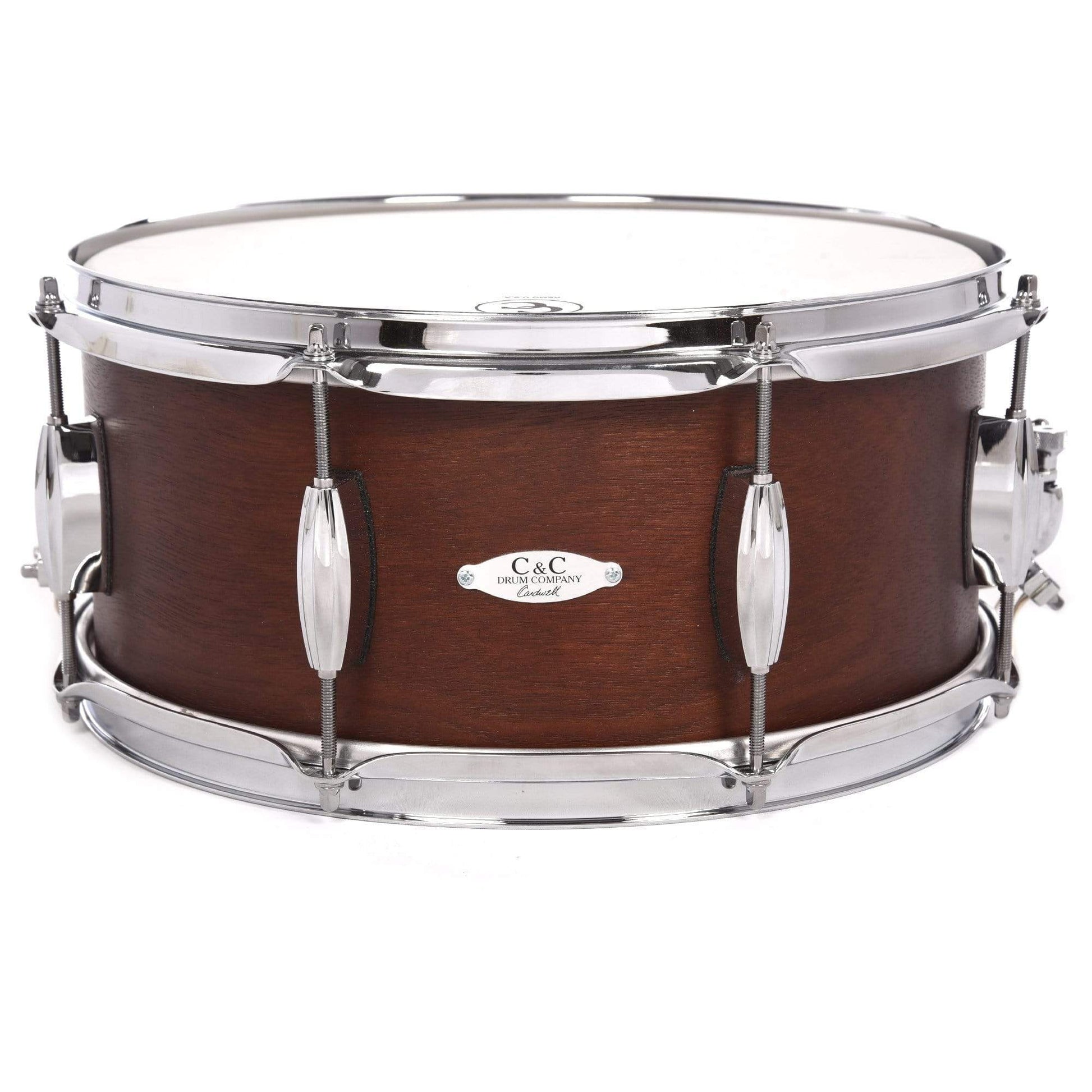 C&C 6.5x14 Player Date 1 Snare Drum Brown Mahogany Drums and Percussion / Acoustic Drums / Snare