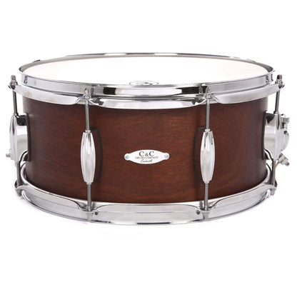 C&C 6.5x14 Player Date 1 Snare Drum Brown Mahogany Drums and Percussion / Acoustic Drums / Snare