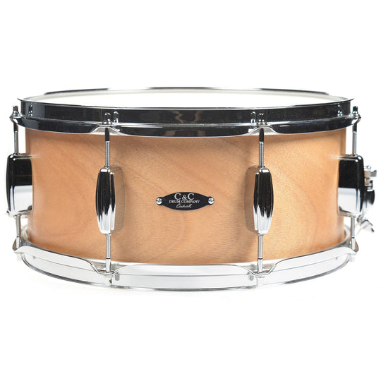 C&C 6.5x14 Player Date 1 Snare Drum Natural Mahogany Drums and Percussion / Acoustic Drums / Snare