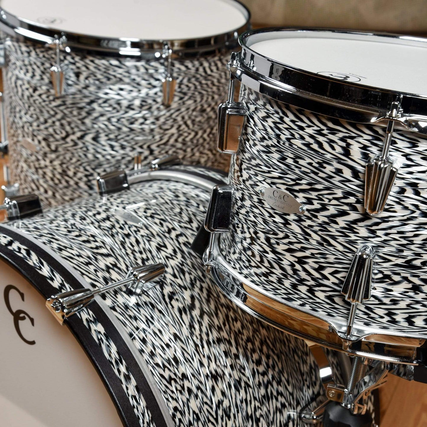 C&C Gladstone 13/16/22x12 3pc. Drum Kit Gladstone Black Onyx Drums and Percussion / Electronic Drums / Full Electronic Kits