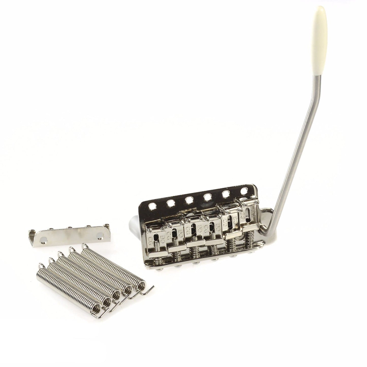 Callaham Vintage Narrow Strat¬ Bridge Assembly 64 Style Arm Parchment White Tip Parts / Guitar Parts / Bridges