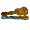 Calton Jazz Bass Case Blue Sparkle w/Gold Interior Accessories / Cases and Gig Bags / Bass Cases