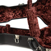 Calton Dreadnought Guitar Case Black w/Burgundy Interior Accessories / Cases and Gig Bags / Guitar Cases