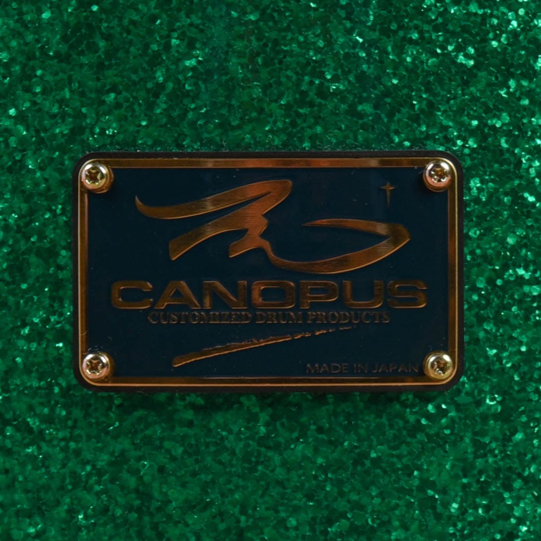 Canopus 8x14 Green Sparkle Drums and Percussion / Acoustic Drums / Snare
