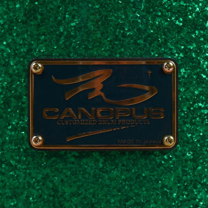 Canopus 8x14 Green Sparkle Drums and Percussion / Acoustic Drums / Snare