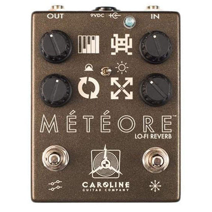 Caroline Meteore Lo-Fidelity Reverb Bundle w/ Truetone 1 Spot Space Saving 9v Adapter Accessories / Books and DVDs,Effects and Pedals / Reverb,Effects and Pedals / Ring Modulators