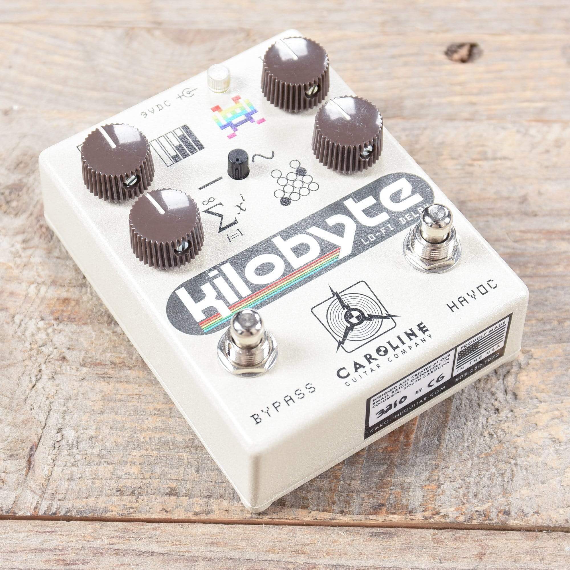Caroline Kilobyte Lo-Fidelity Digital Delay 64 Graphic Effects and Pedals / Delay