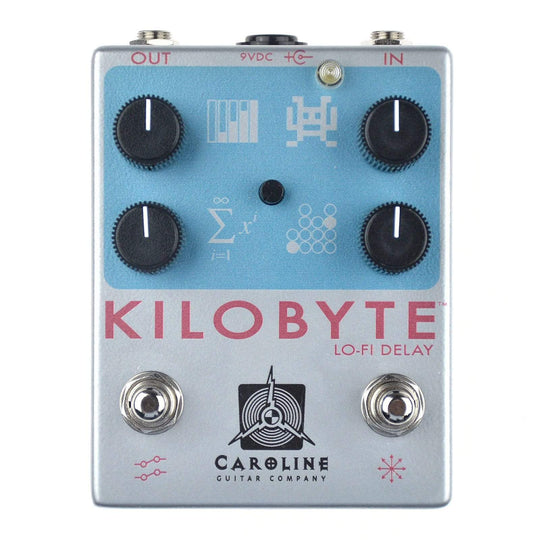 Caroline Kilobyte Lo-Fidelity Digital Delay Throwback Can Limited Edition Effects and Pedals / Delay