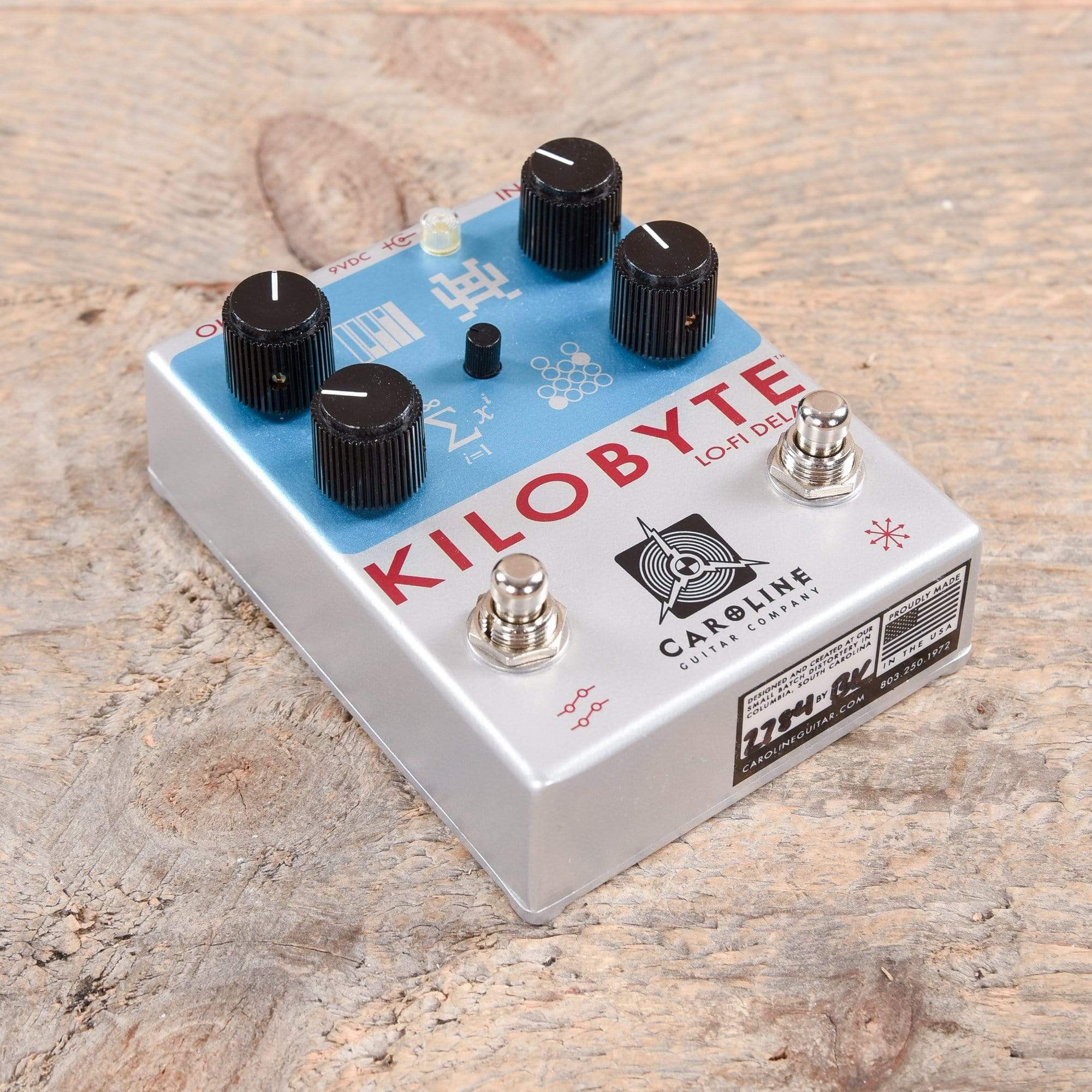 Caroline Kilobyte Lo-Fidelity Digital Delay Throwback Can Limited Edition Effects and Pedals / Delay