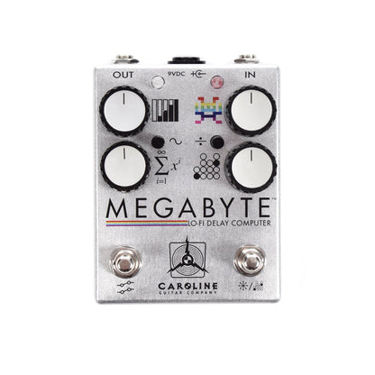 Caroline Megabyte Lo-FI Delay Computer Silver Can LTD Effects and Pedals / Delay