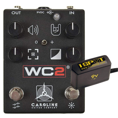 Caroline Wave Cannon MKII w/Havoc 1985 Throwback Bundle w/ Truetone 1 Spot Space Saving 9v Adapter Effects and Pedals / Distortion